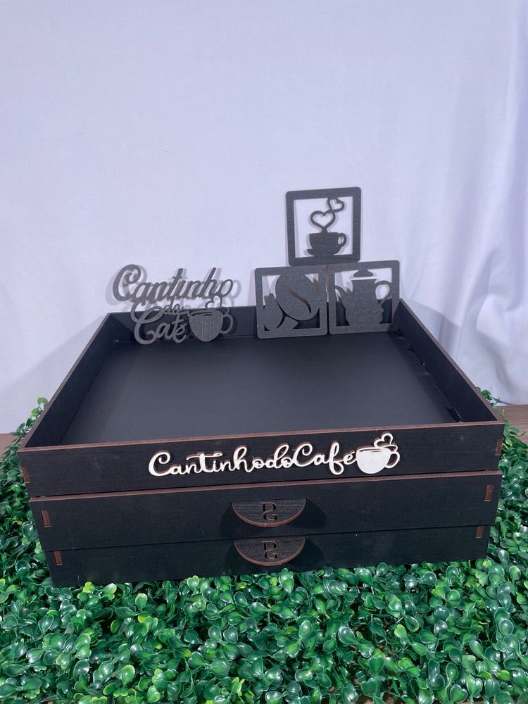 Cantinho do café Bandeja 48 cápsulas